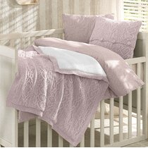 Pink cot best sale quilt cover